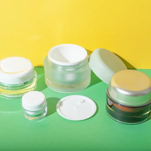 round thick-wall acrylic cosmetic cream jar 5g 15g 30g 50g - 1