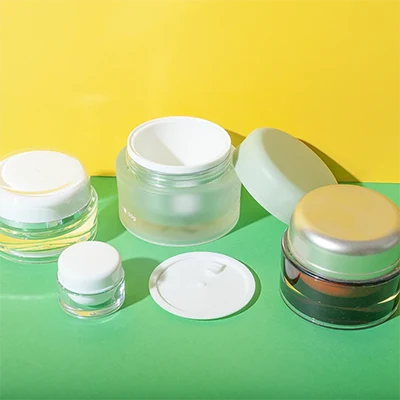 Round Thick-Wall Acrylic Cosmetic Cream Jar 5g 15g 30g 50g
