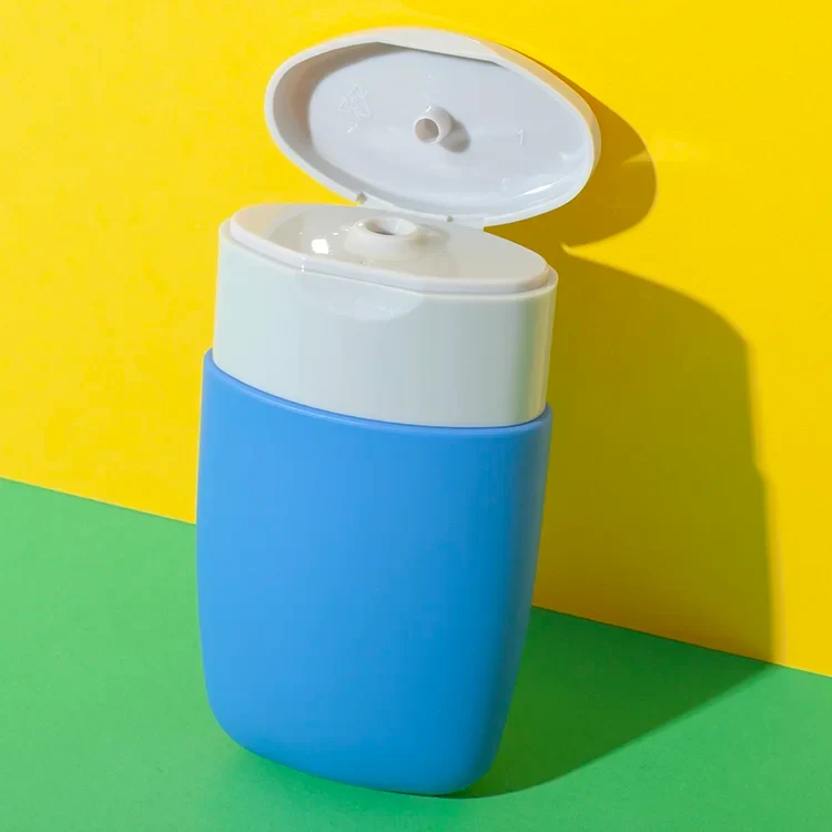 soft touch LDPE flip cap tottle bottle 60ml 120ml -