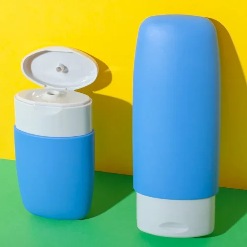 soft touch LDPE flip cap tottle bottle 60ml 120ml - 1