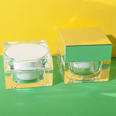 square acrylic 30g 50g cosmetic cream jar - 6