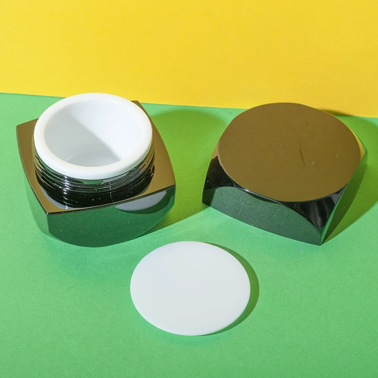 square acrylic cosmetic cream jar 5g 10g 15g - 7
