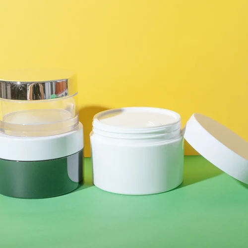 wide round PETG cosmetic cream jar 50g 80g 100g - 1