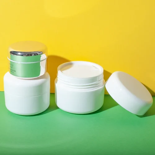 wide round pp cosmetic cream container 15g 30g 50g - 1