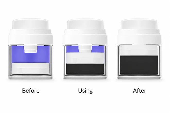 airless jar working mechanism - UKPACK