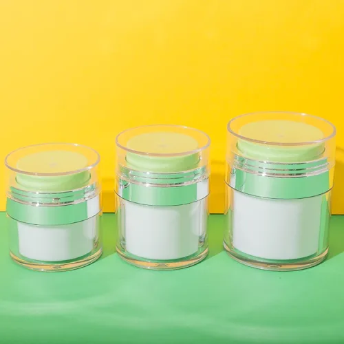 airless pump jars acrylic beauty packaging container 15ml 30ml 50ml - 1