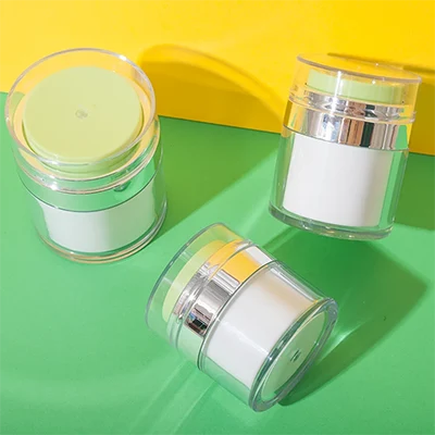 airless pump jars acrylic beauty packaging container 15ml 30ml 50ml - 3