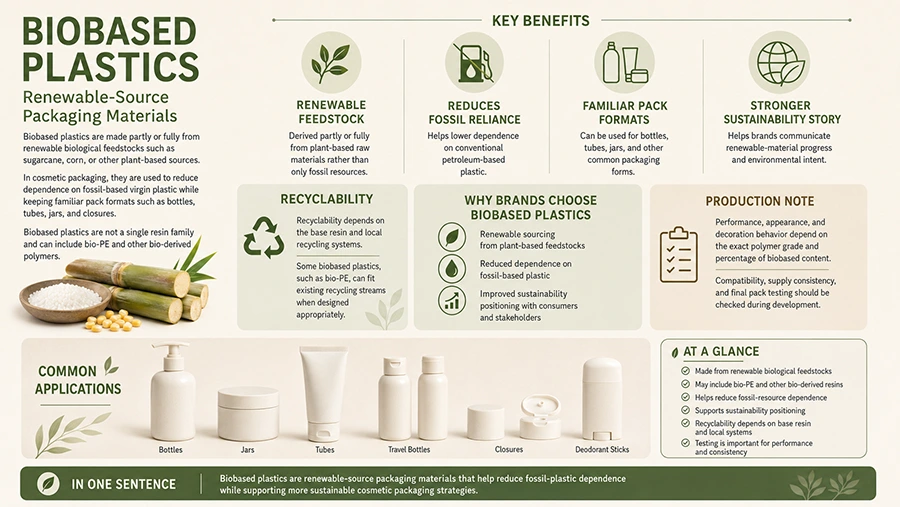biobased plastic packaging infographic - 1