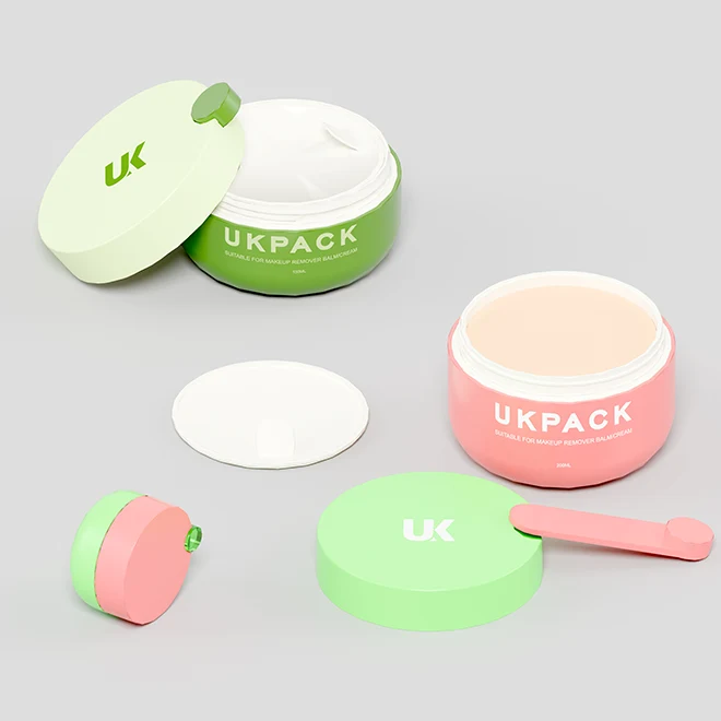 cleansing balm jar with integrated spatula - 2