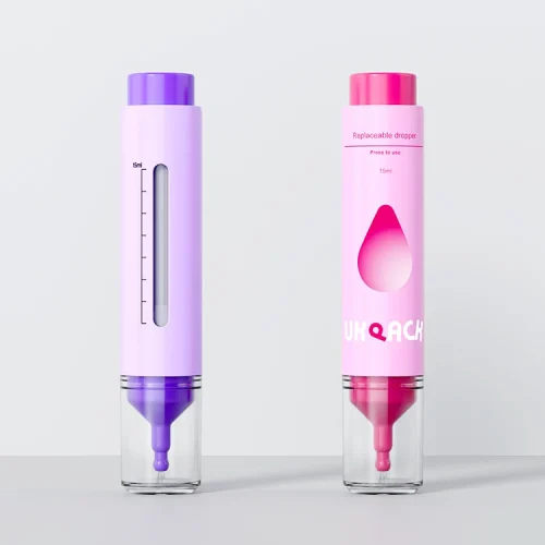 refillable airless dropper bottle 15ml - 1