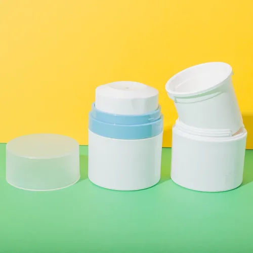 PP refillable rotary airless jar 50ml for face cream - 1
