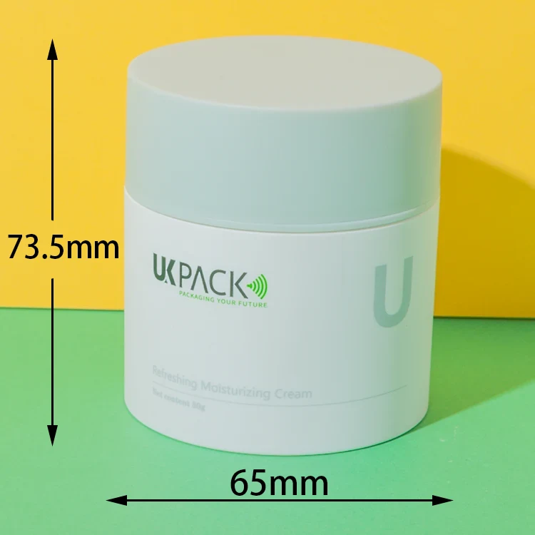 acrylic airless face cream jar 50ml - 1
