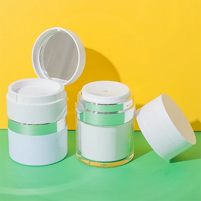 acrylic airless jar with mirror for foundation 15g 30g - 3