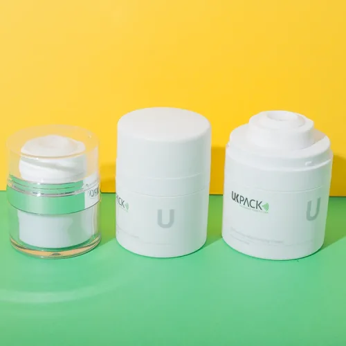 acrylic cbd airless pump jar 15ml 30ml 50ml - 1