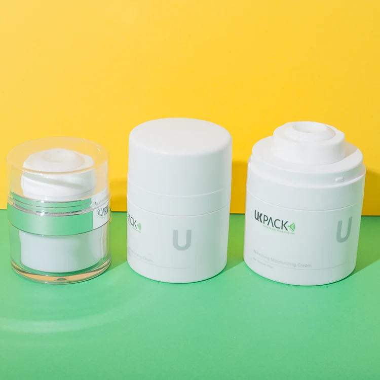 acrylic cbd airless pump jar 15ml 30ml 50ml - 1