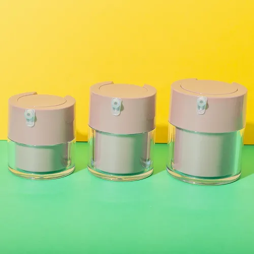 acrylic cute airless pump jar 15g 30g 50g - 1
