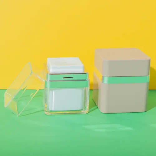 acrylic square airless jar 30ml 50ml - 1