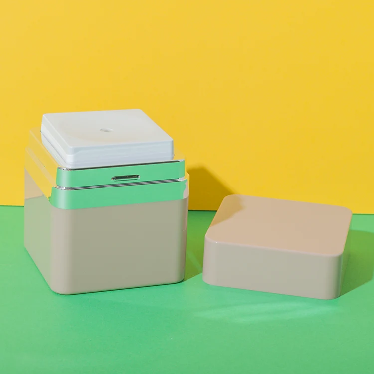 acrylic square airless jar 50ml - 2
