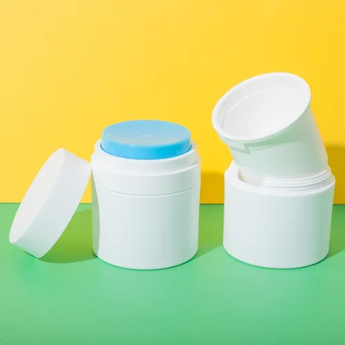 pp refillable 1.7 fl oz airless jar for cream - 1