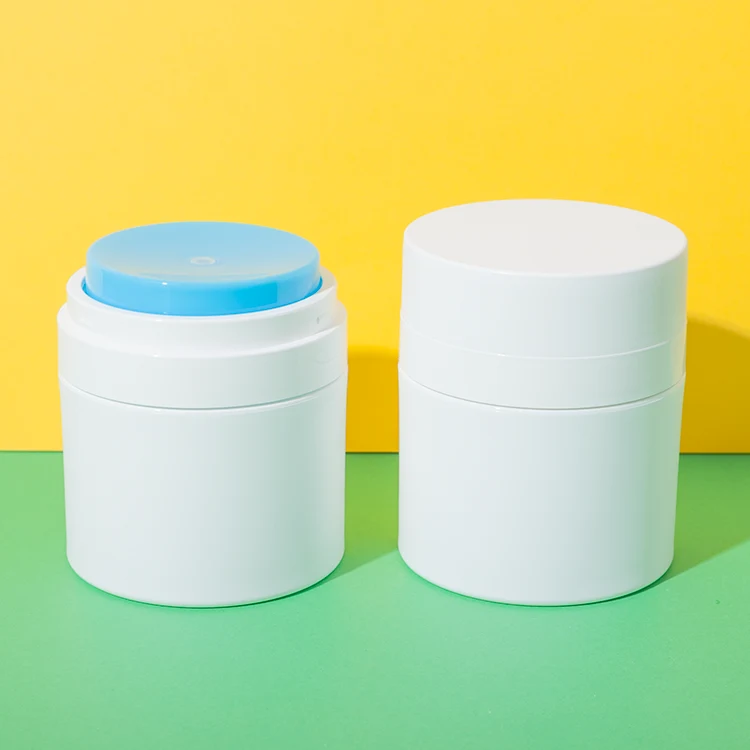 pp refillable 1.7 fl oz airless jar for cream - 2