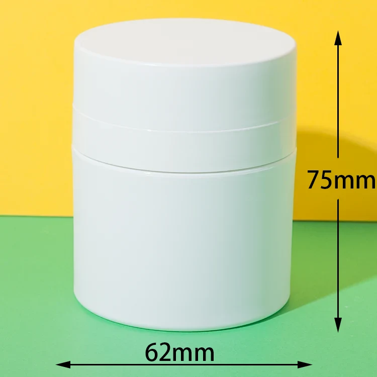 pp refillable 1.7 fl oz airless jar for cream - 3