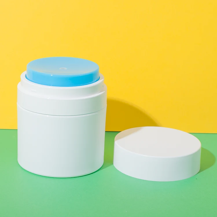 pp refillable 1.7 fl oz airless jar for cream - 4