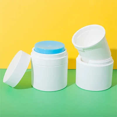 pp refillable 1.7 fl oz airless jar for cream - 6