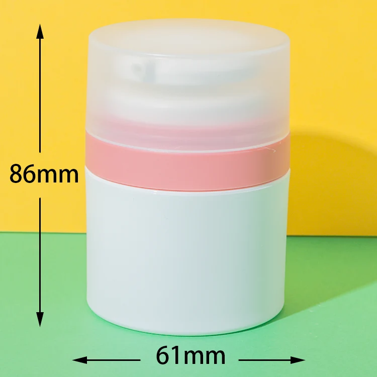 pp refillable airless jar 50ml for moisturizer - 2