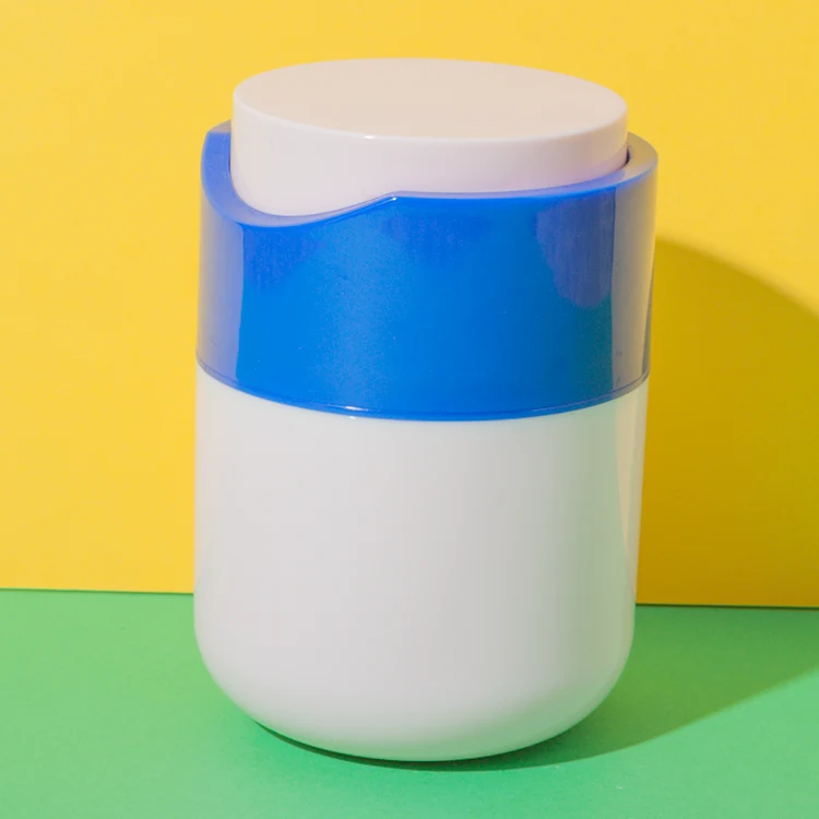 ABS 50g airless jar open actuator view