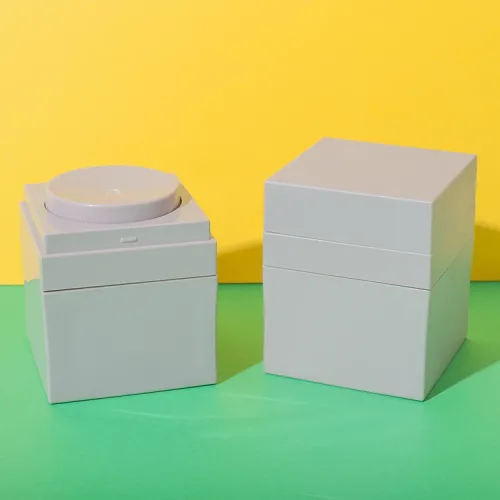 50g square airless jar acrylic front view