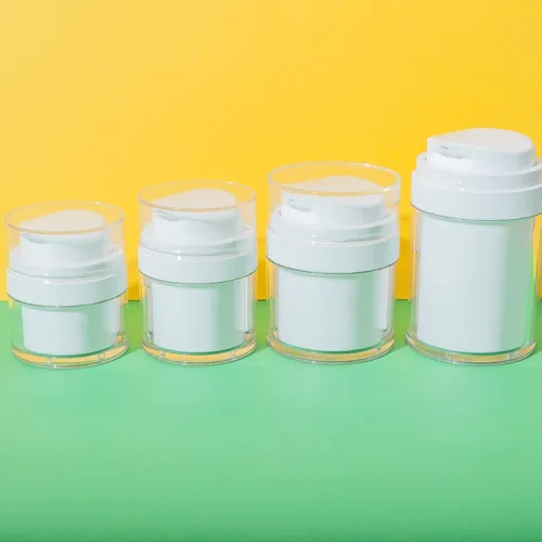 AS airless cosmetic jars 15g 30g 50g 100g front view