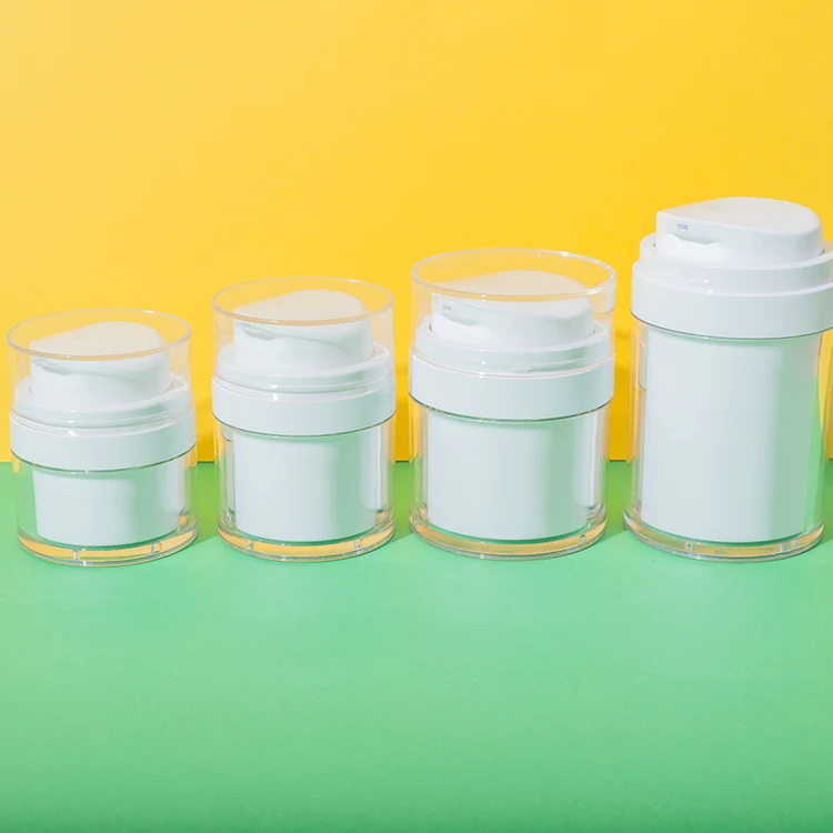 AS airless cosmetic jars 15g 30g 50g 100g front view