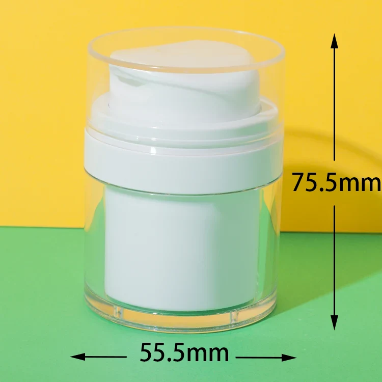 AS airless cosmetic jars component view