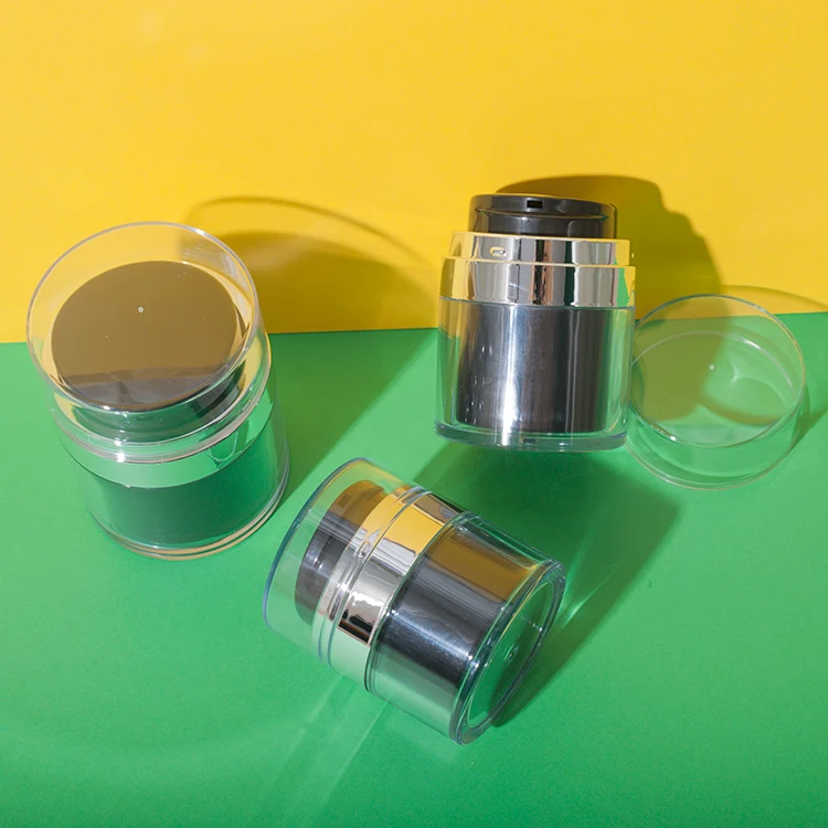 AS airless pump jars open view