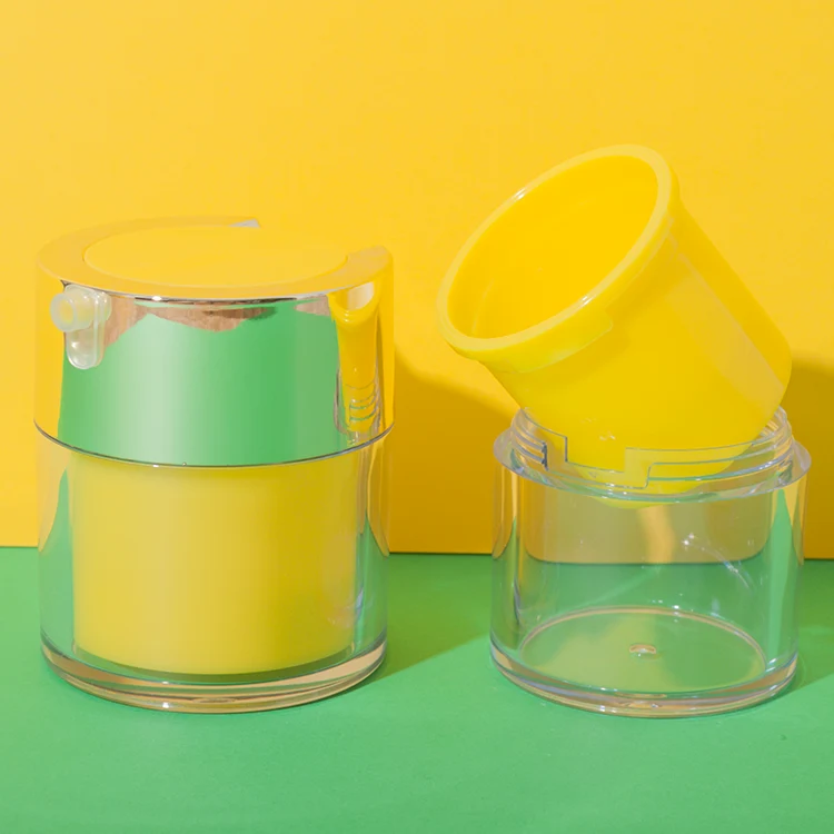 AS refillable airless jars 30g 50g front view
