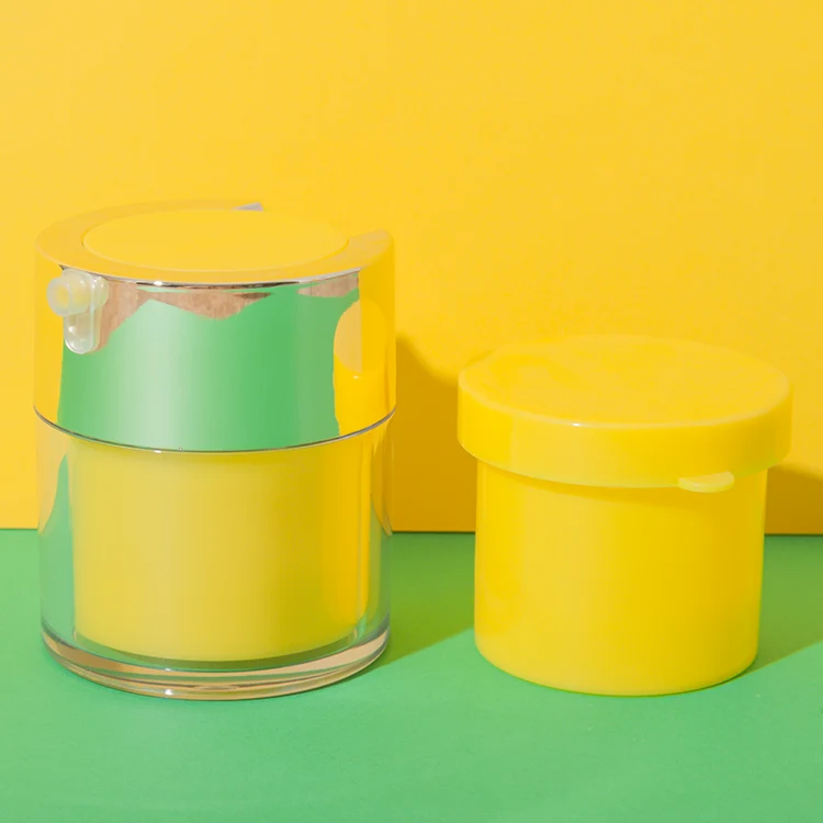 AS refillable airless jars refill component detail